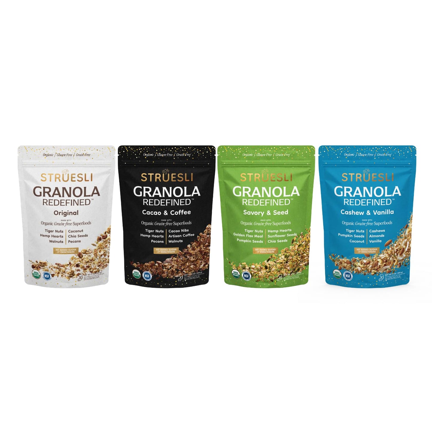 Organic Granola – Grain Free Chia Seed Snack