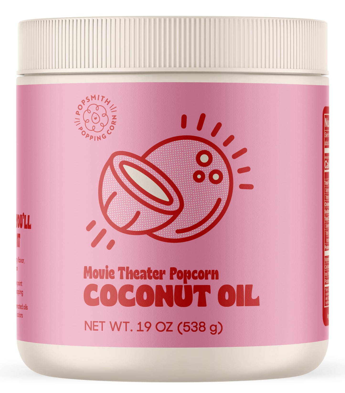 Coconut Oil Popcorn Popping Oil – Vegan