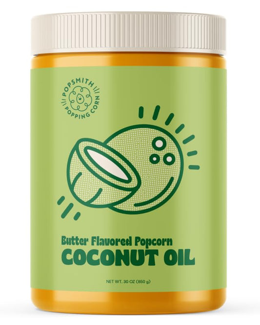 Coconut Oil Popcorn Popping Oil – Vegan