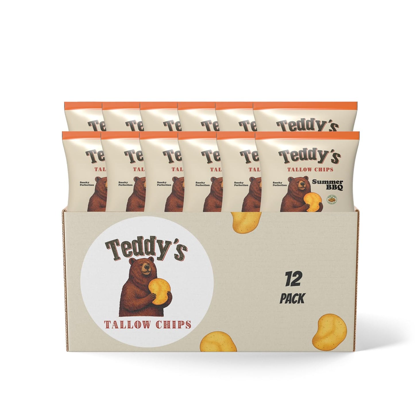 Beef Tallow BBQ Potato Chips – Smoky Snack