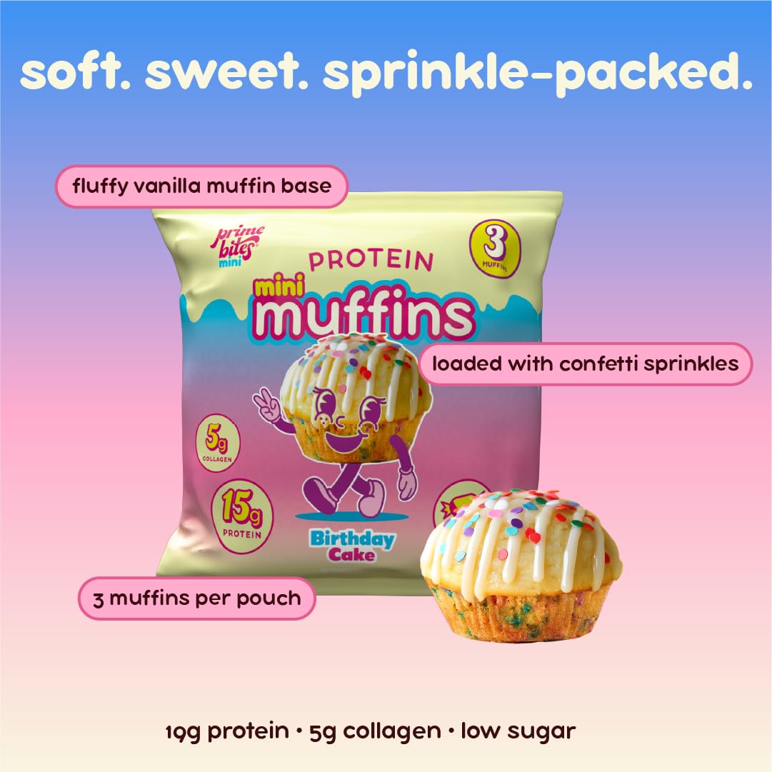 High Protein Low Sugar Mini Muffin Bites