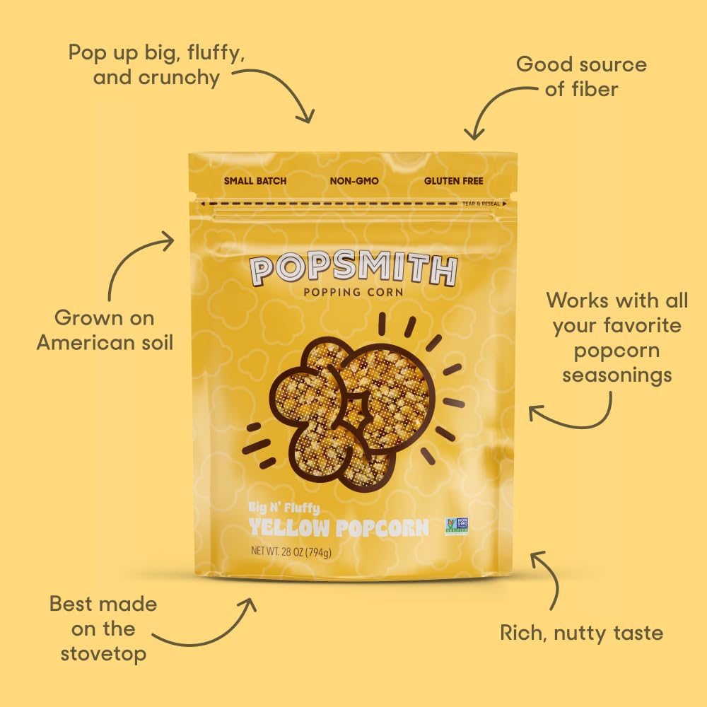 Popcorn Kernels – Natural Stovetop Popping