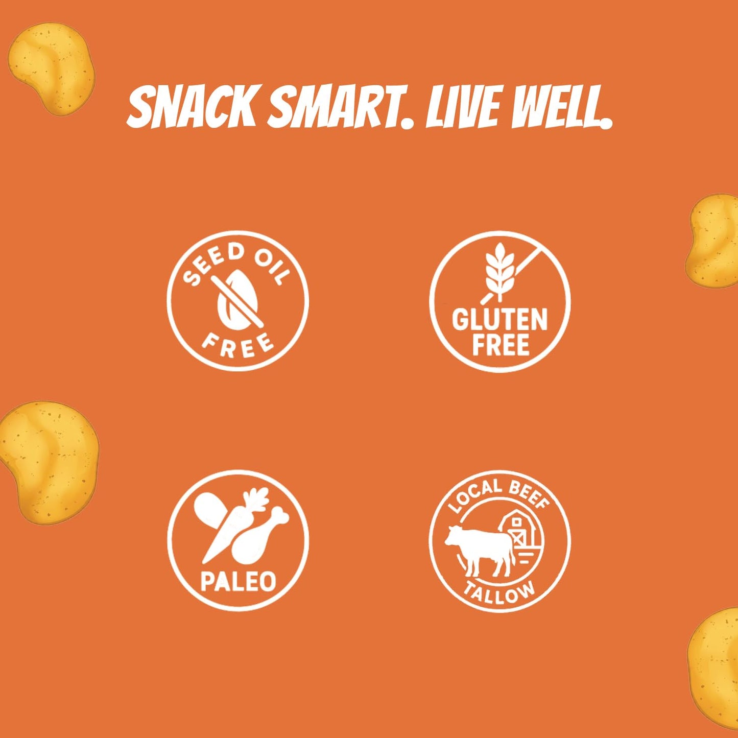 Beef Tallow BBQ Potato Chips – Smoky Snack