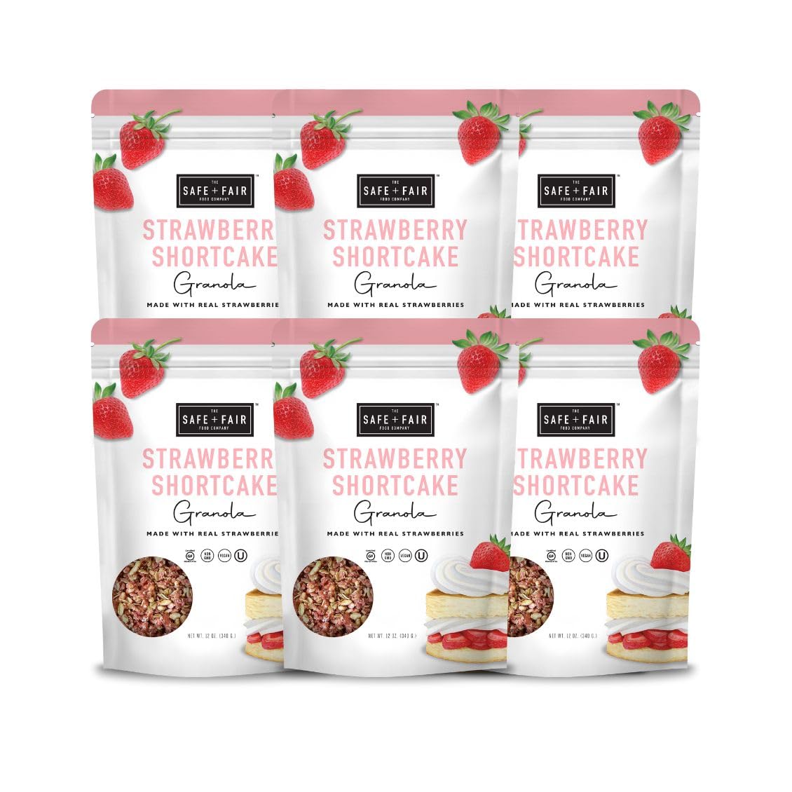 Strawberry Shortcake Granola – Plant Based Snack