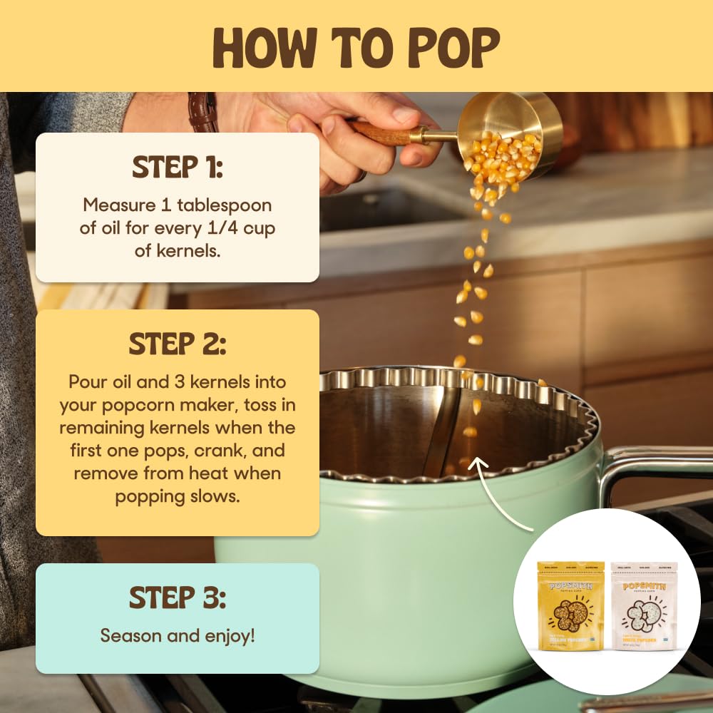 Popcorn Kernels – Natural Stovetop Popping