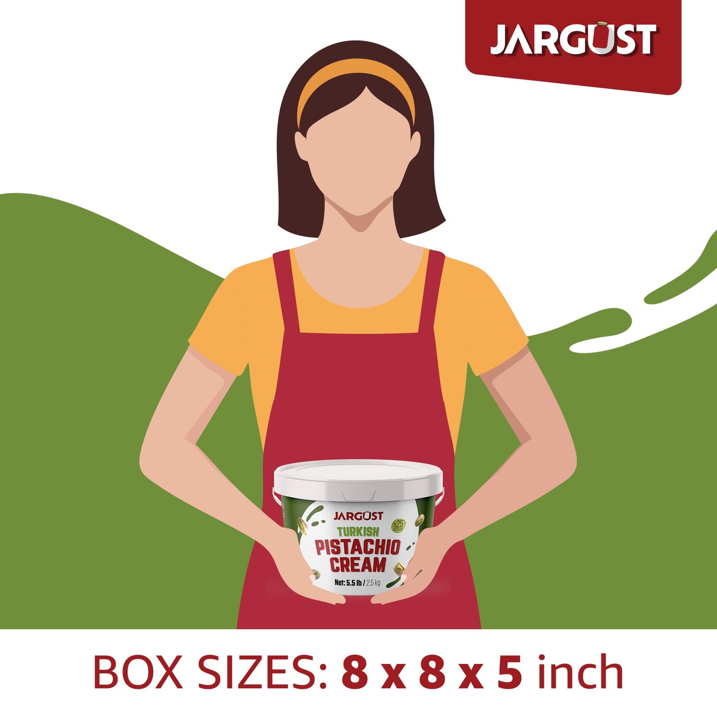 Bulk Pistachio Cream Spread 11 LB