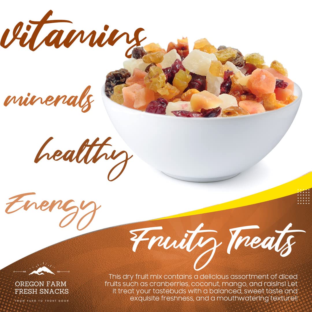 Dried Fruit Snack Mix with Cranberries & Mango