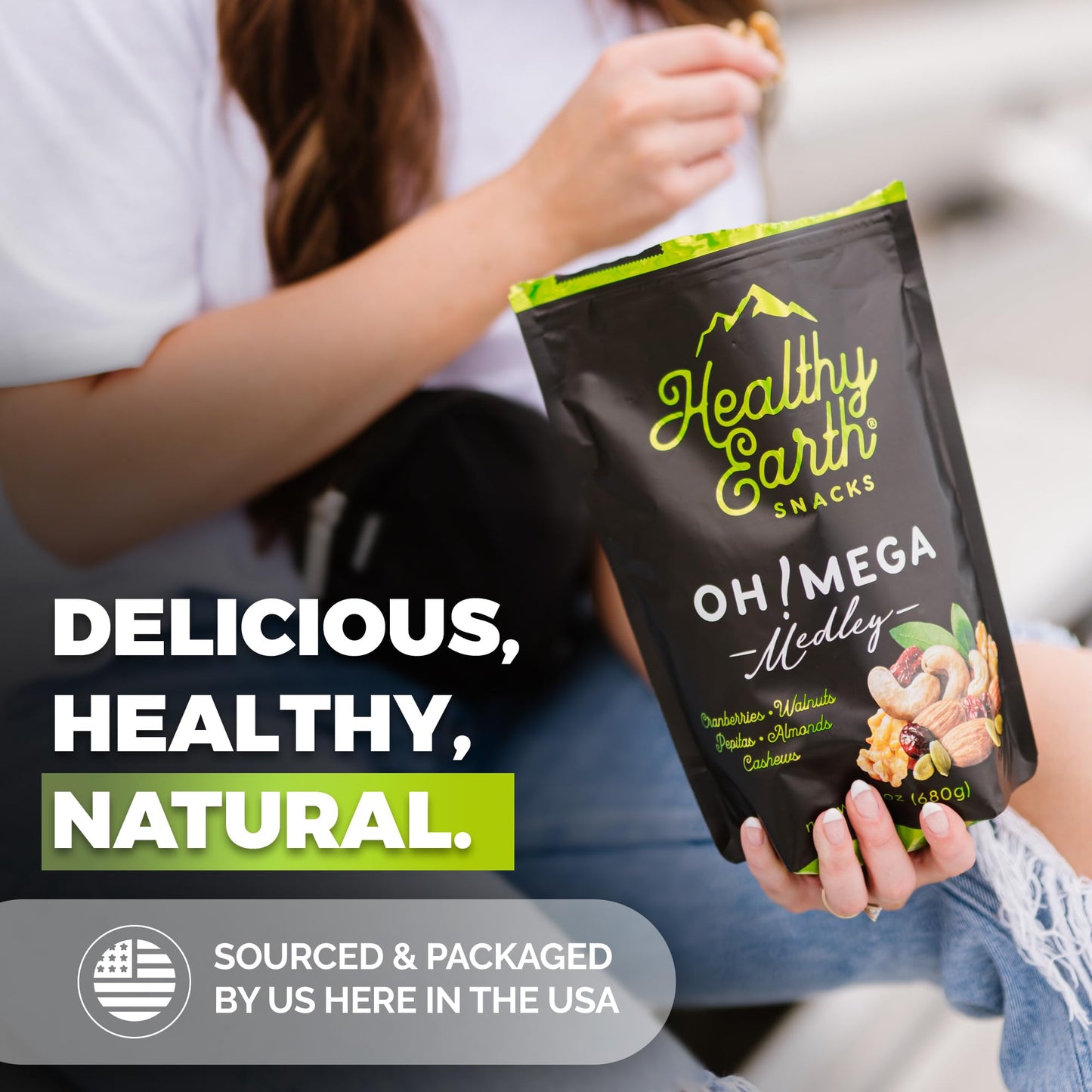Unsalted Mixed Nuts – Natural Trail Mix Snack