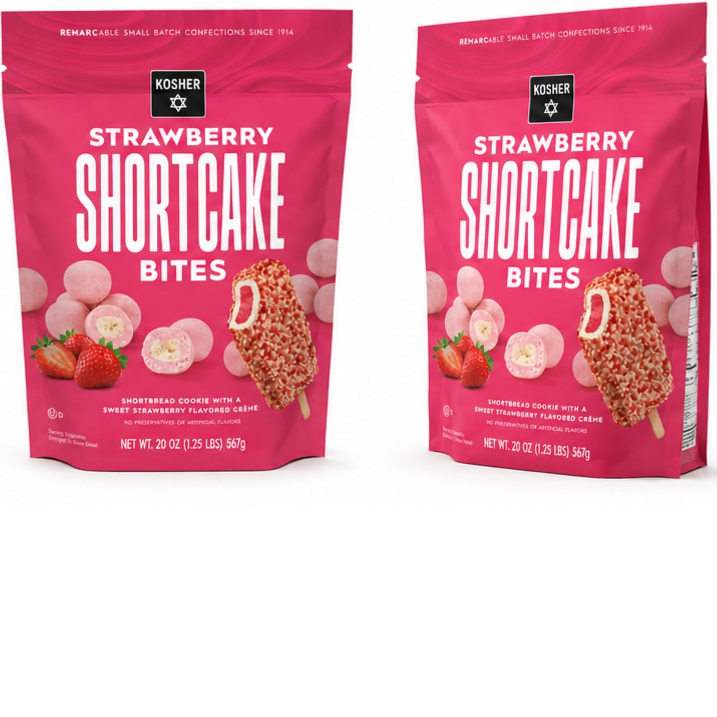 Strawberry Shortcake Cookie Bites with Creme