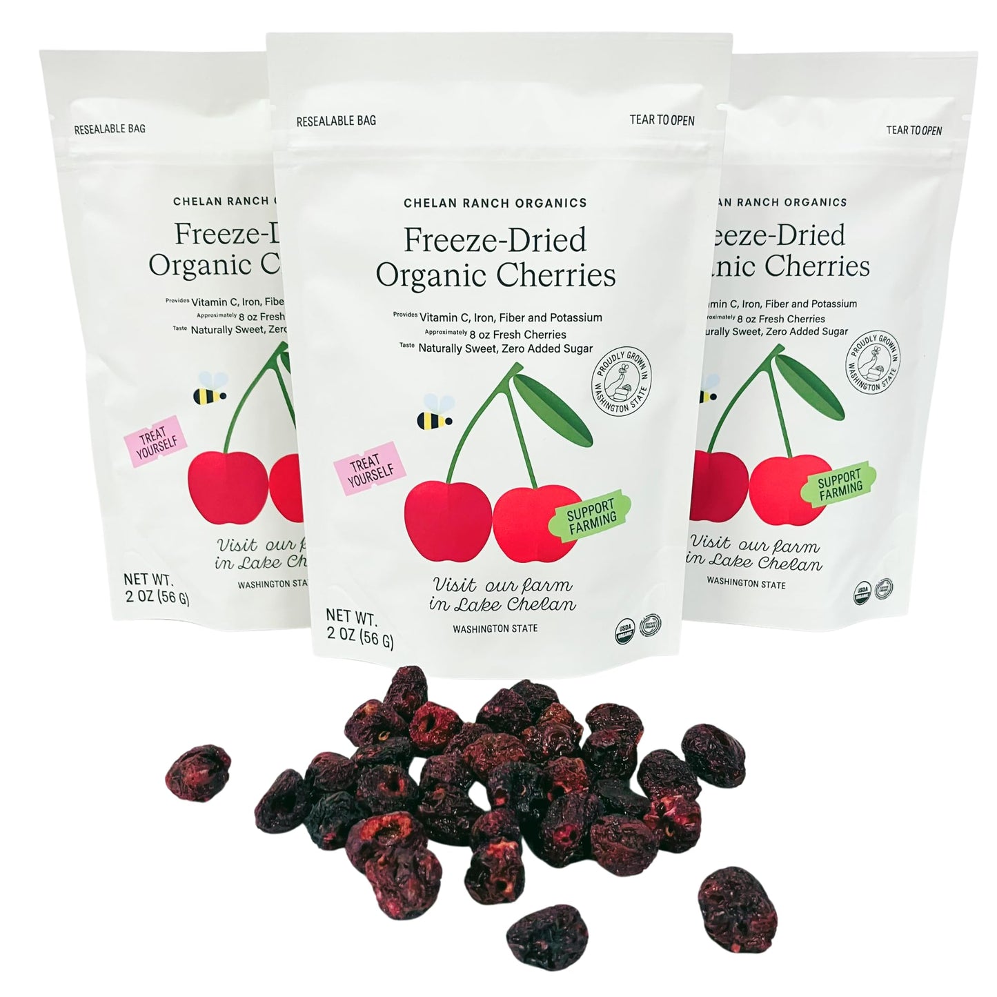 Freeze Dried Organic Cherries – Fruit Snack