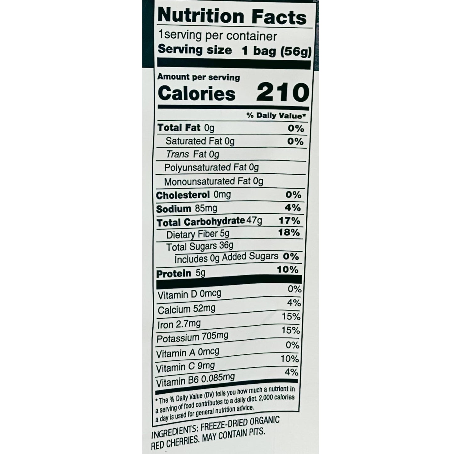 Freeze Dried Organic Cherries – Fruit Snack