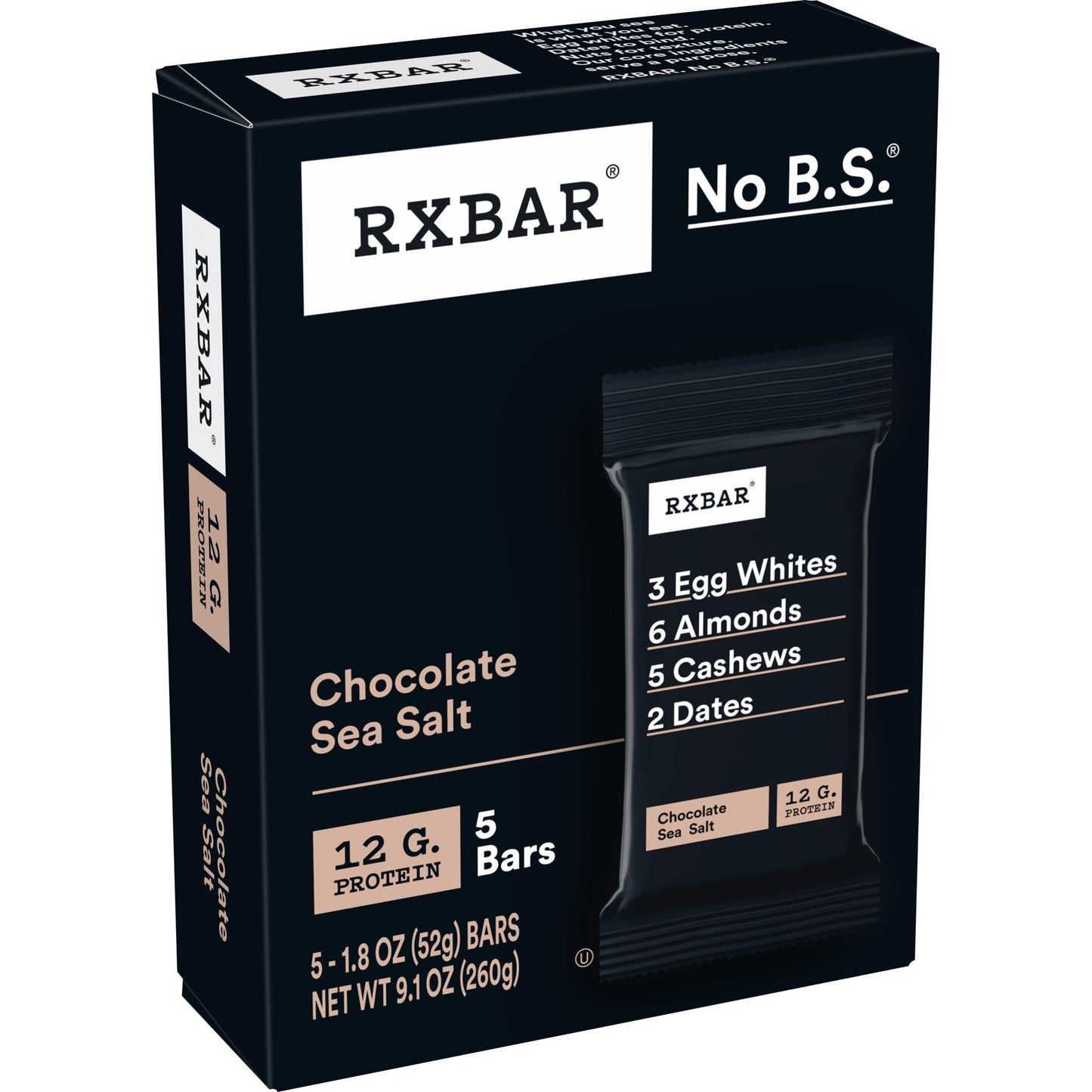 Chocolate Sea Salt Protein Snack Bars