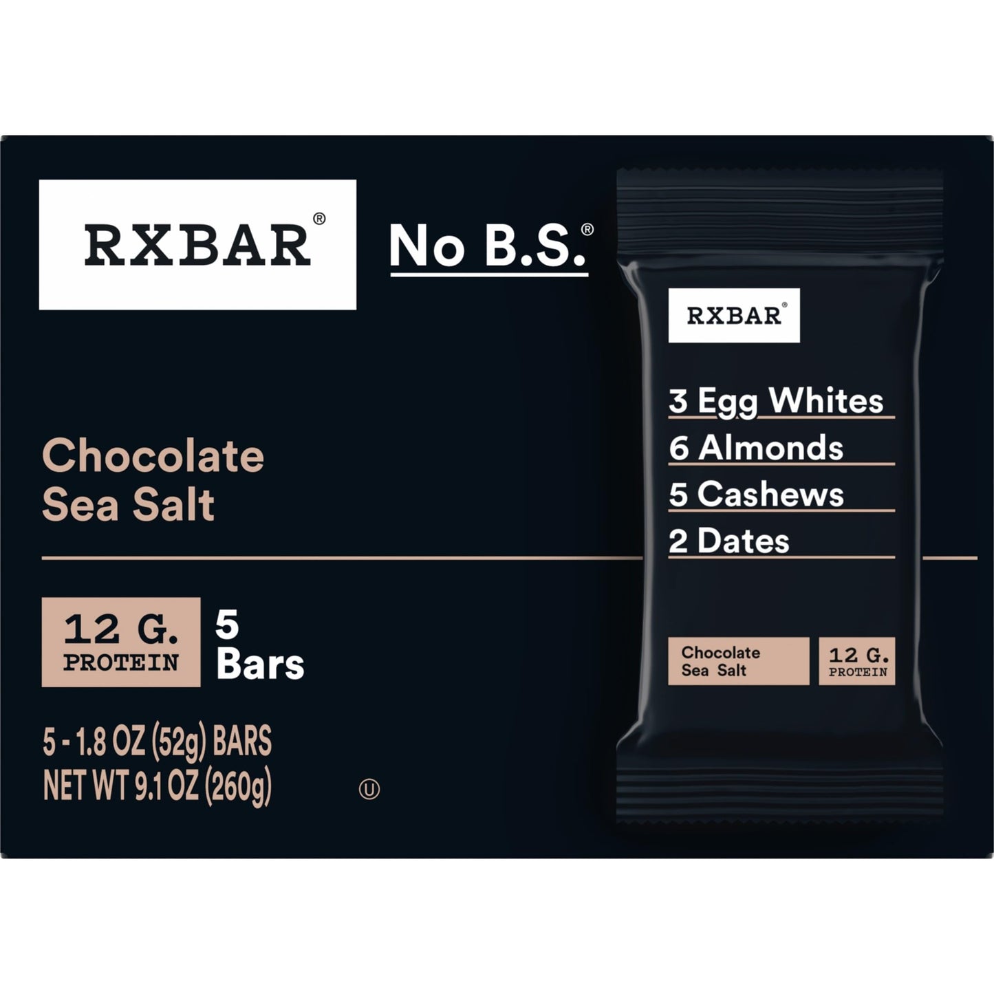 Chocolate Sea Salt Protein Snack Bars