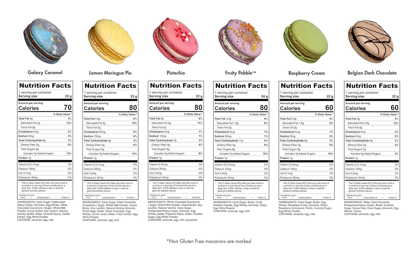 Gourmet French Macaron Cookie Gift Assortment