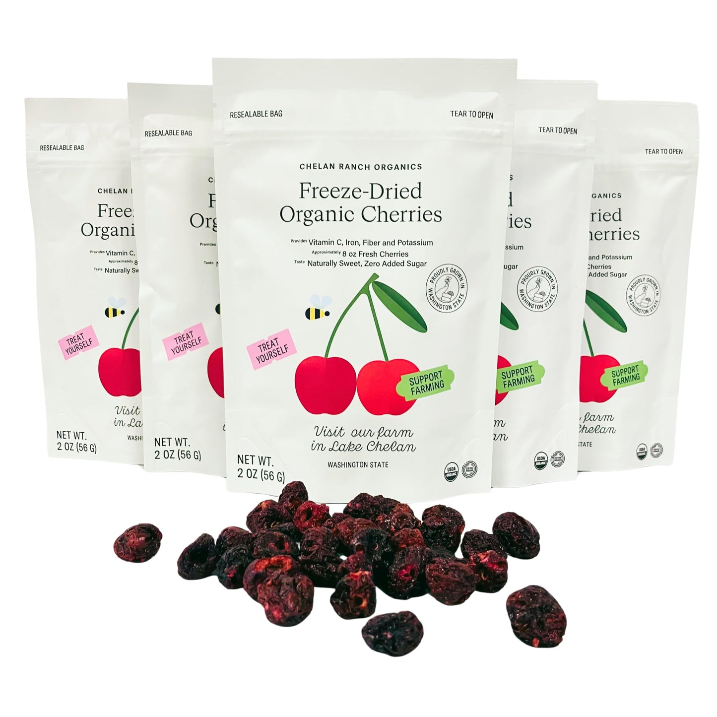 Freeze Dried Organic Cherries – Fruit Snack