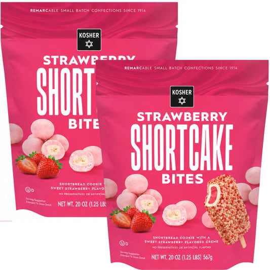 Strawberry Shortcake Cookie Bites with Creme
