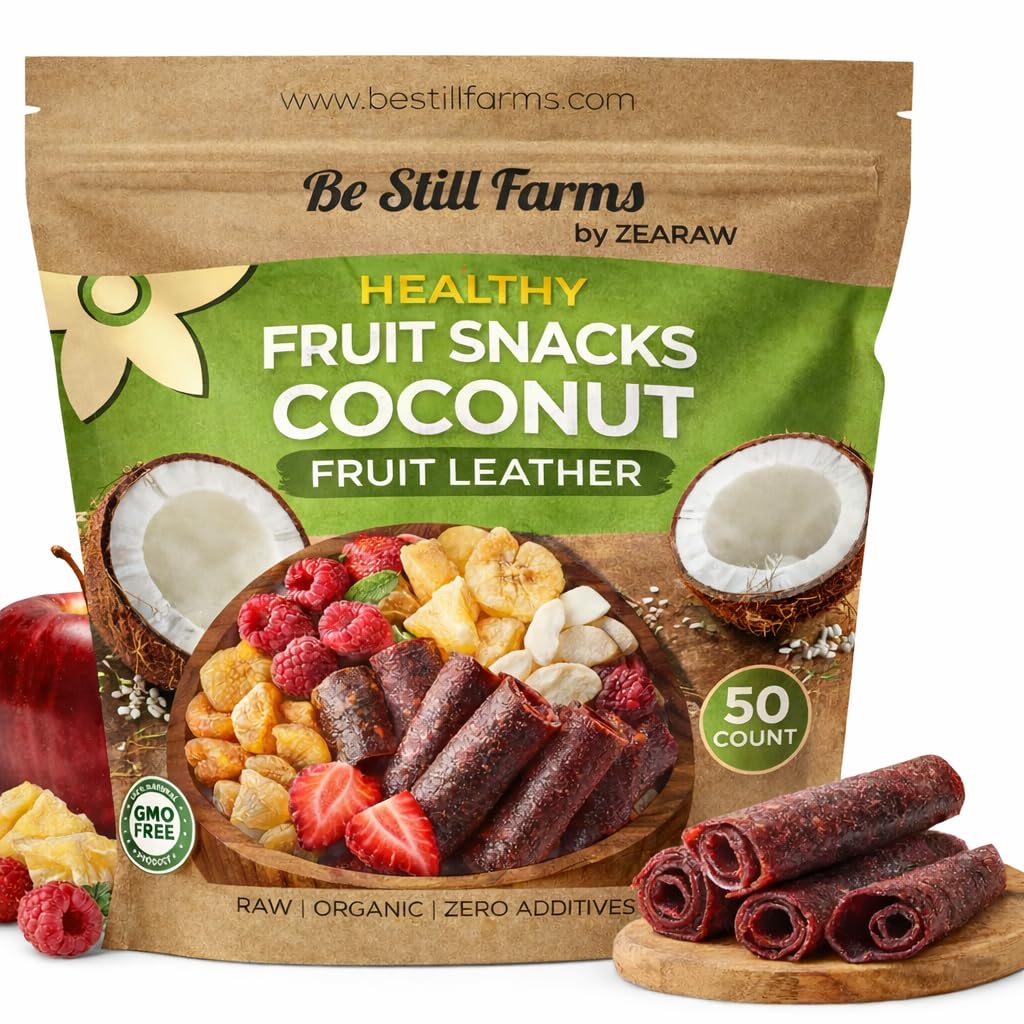 Vegan Fruit Leather Snack Variety Pack Bars