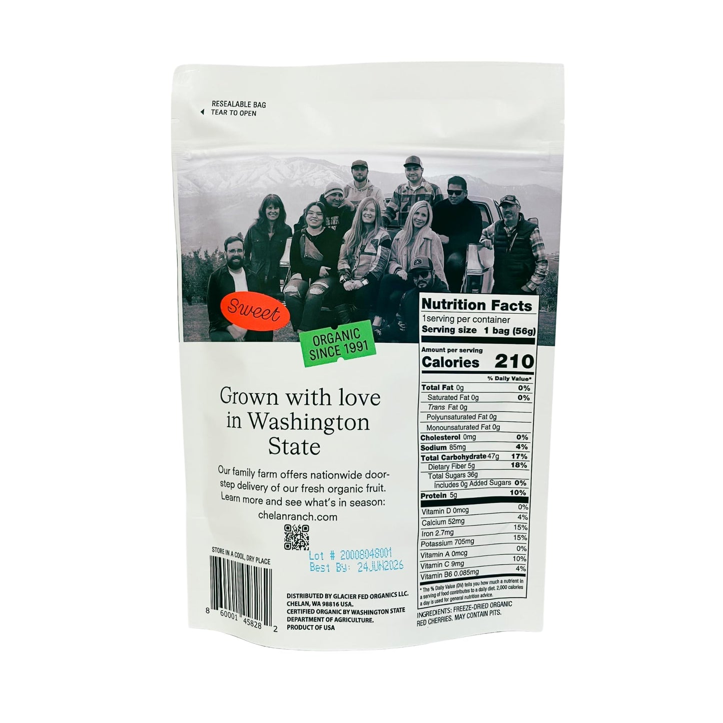 Freeze Dried Organic Cherries – Fruit Snack
