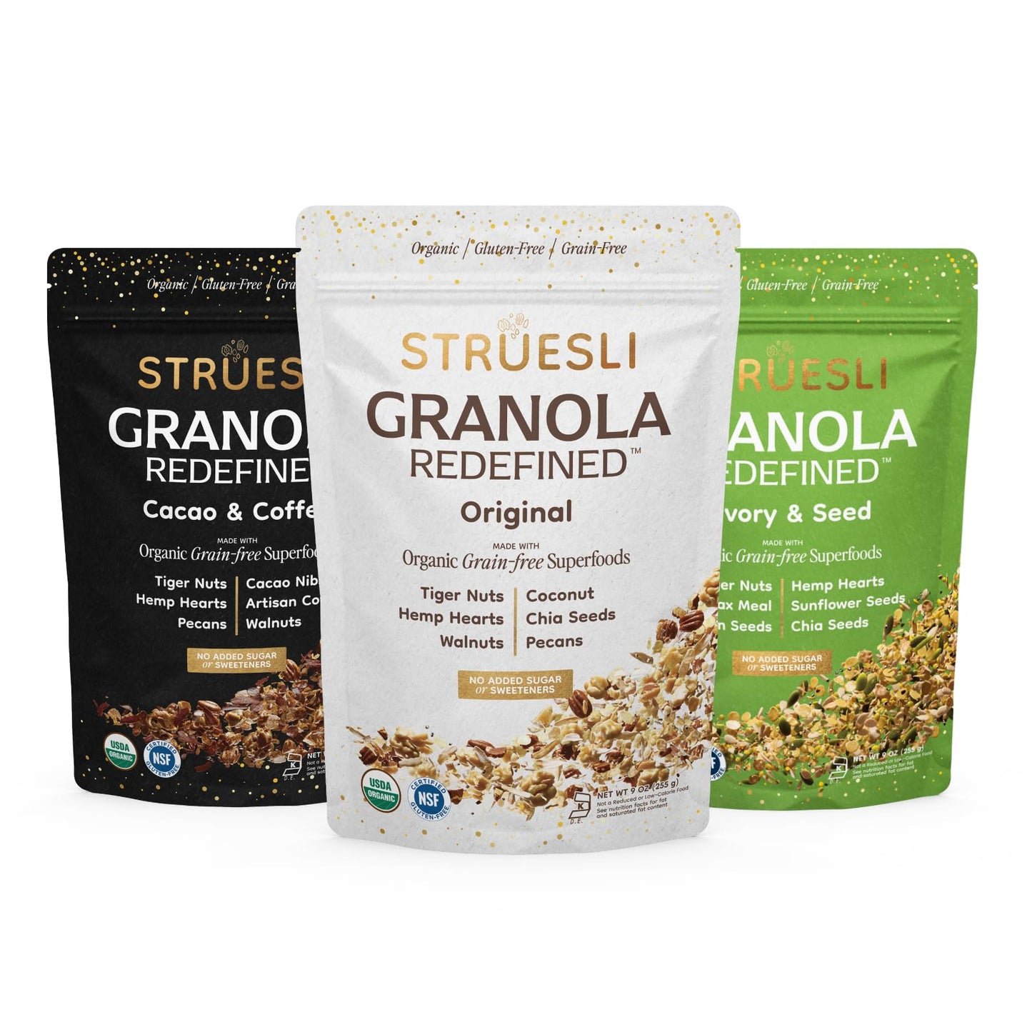 Organic Granola – Grain Free Chia Seed Snack