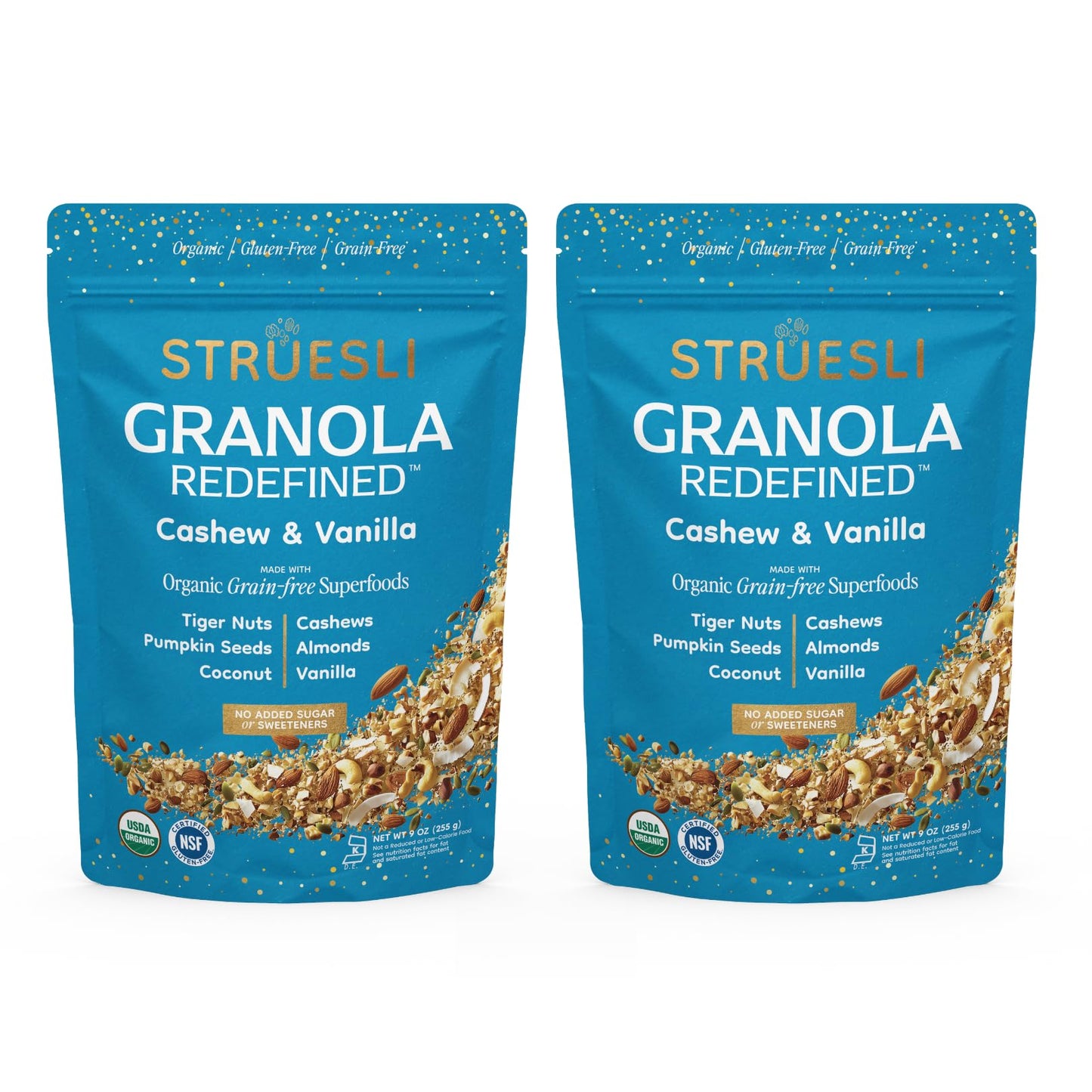 Organic Granola – Grain Free Chia Seed Snack
