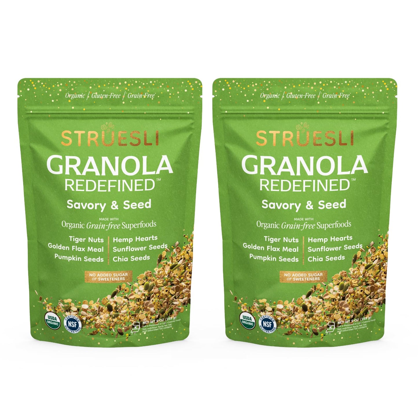 Organic Granola – Grain Free Chia Seed Snack