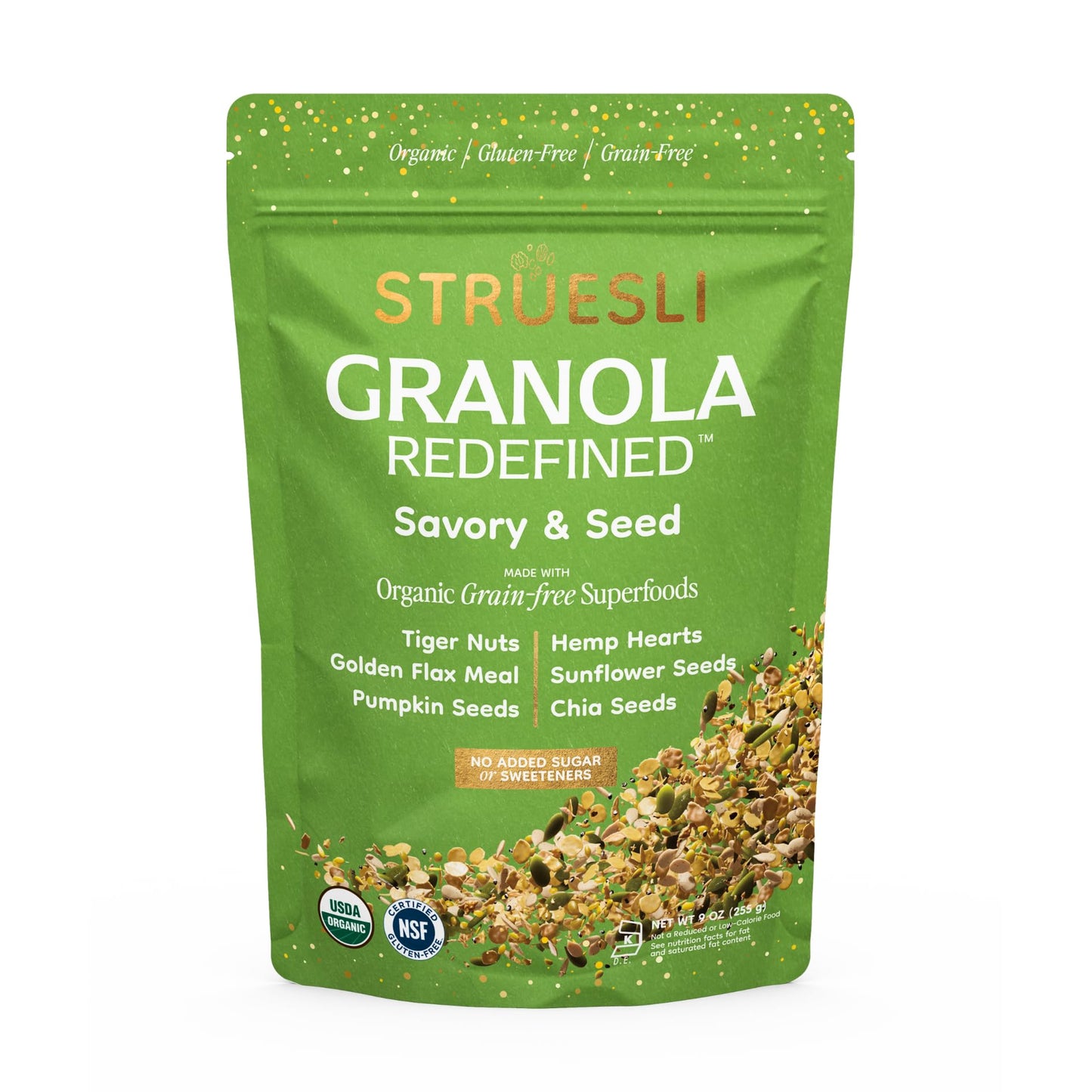 Organic Granola – Grain Free Chia Seed Snack