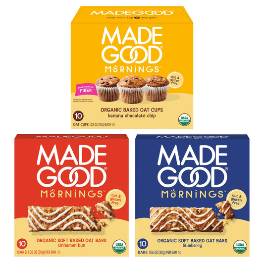 Soft Baked Oat Bars – Breakfast Snack Pack