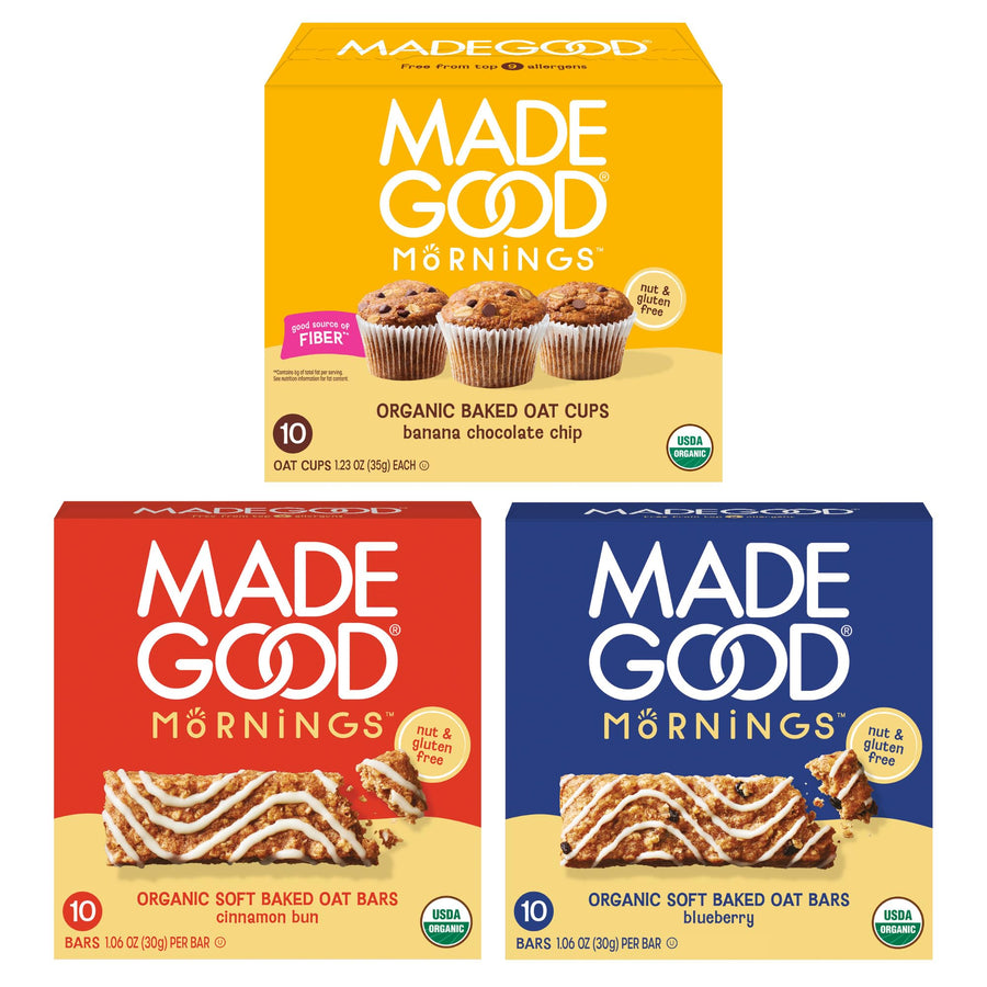 Soft Baked Oat Bars – Breakfast Snack Pack