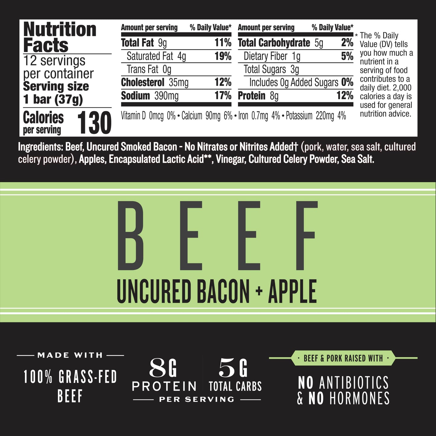 Grass Fed Venison Protein Snack Bars