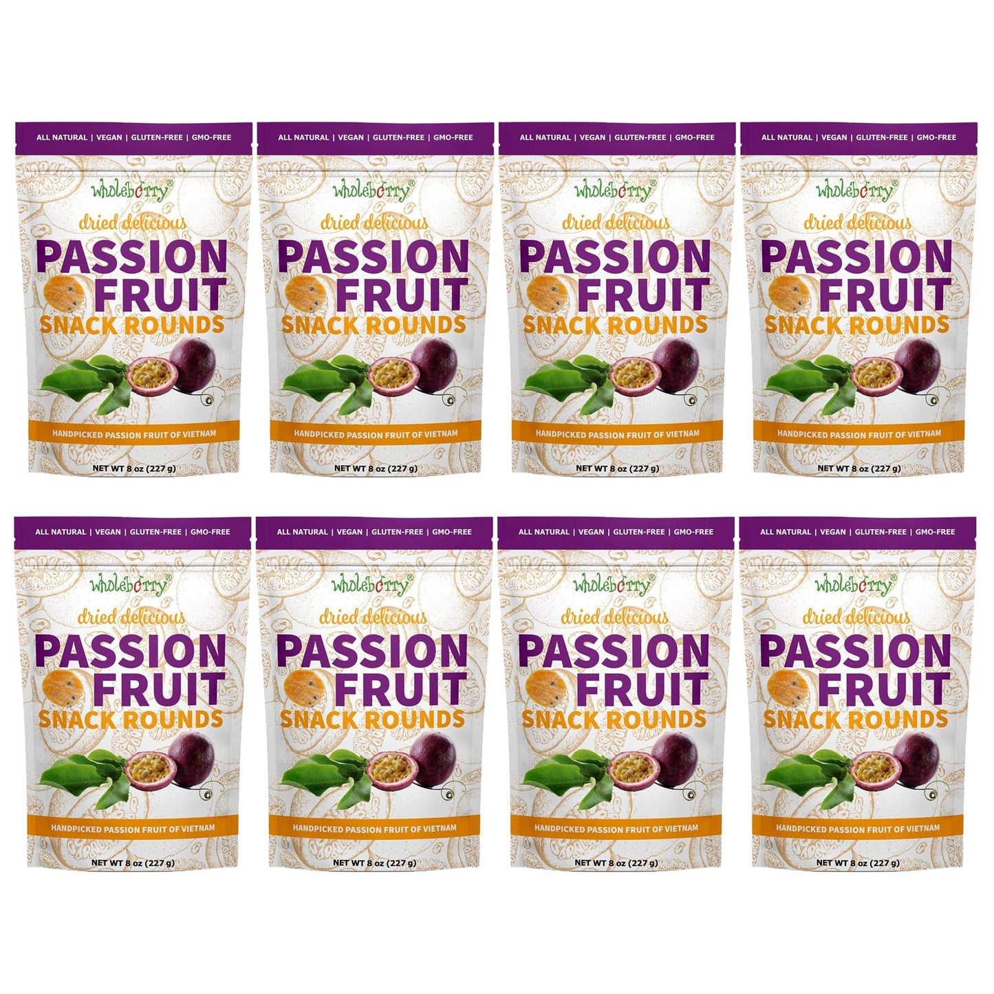 Dried Passion Fruit Rounds – Tropical Fruit Snack