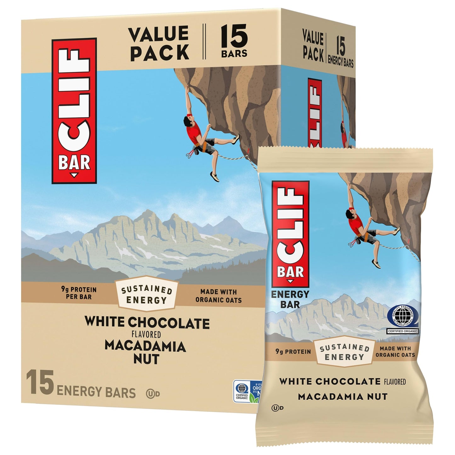 White Chocolate Macadamia Energy Bars