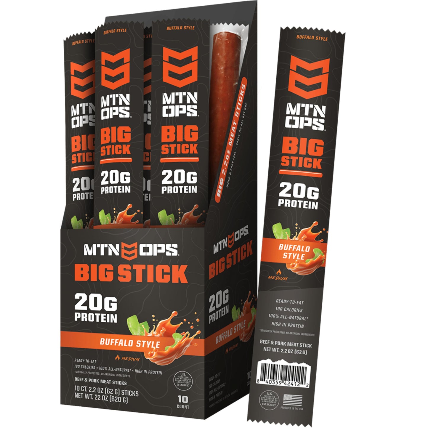 High Protein Beef Snack Sticks