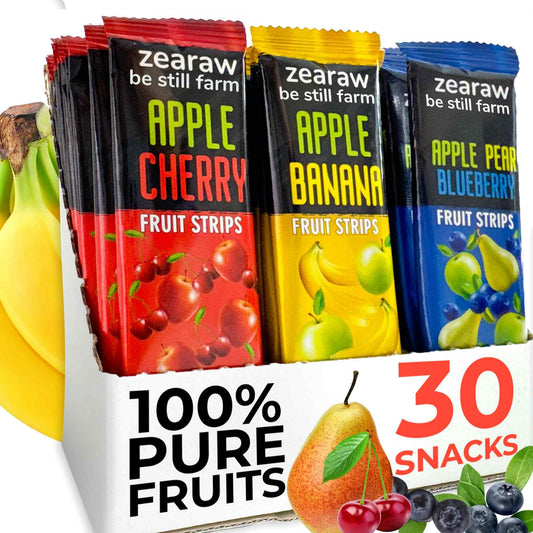 Vegan Fruit Leather Snack Variety Pack Bars