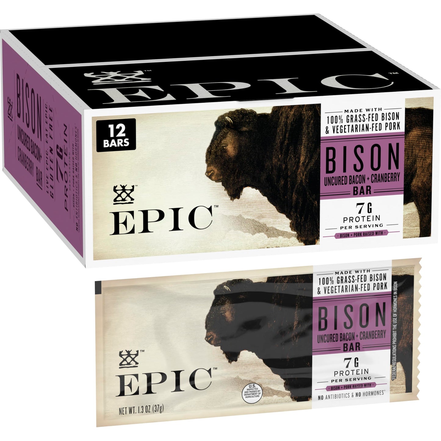 Grass Fed Venison Protein Snack Bars