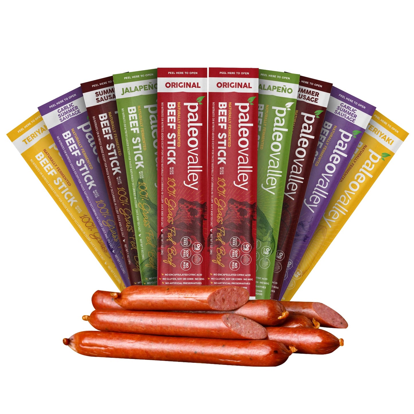 Grass Fed Beef Snack Sticks High Protein