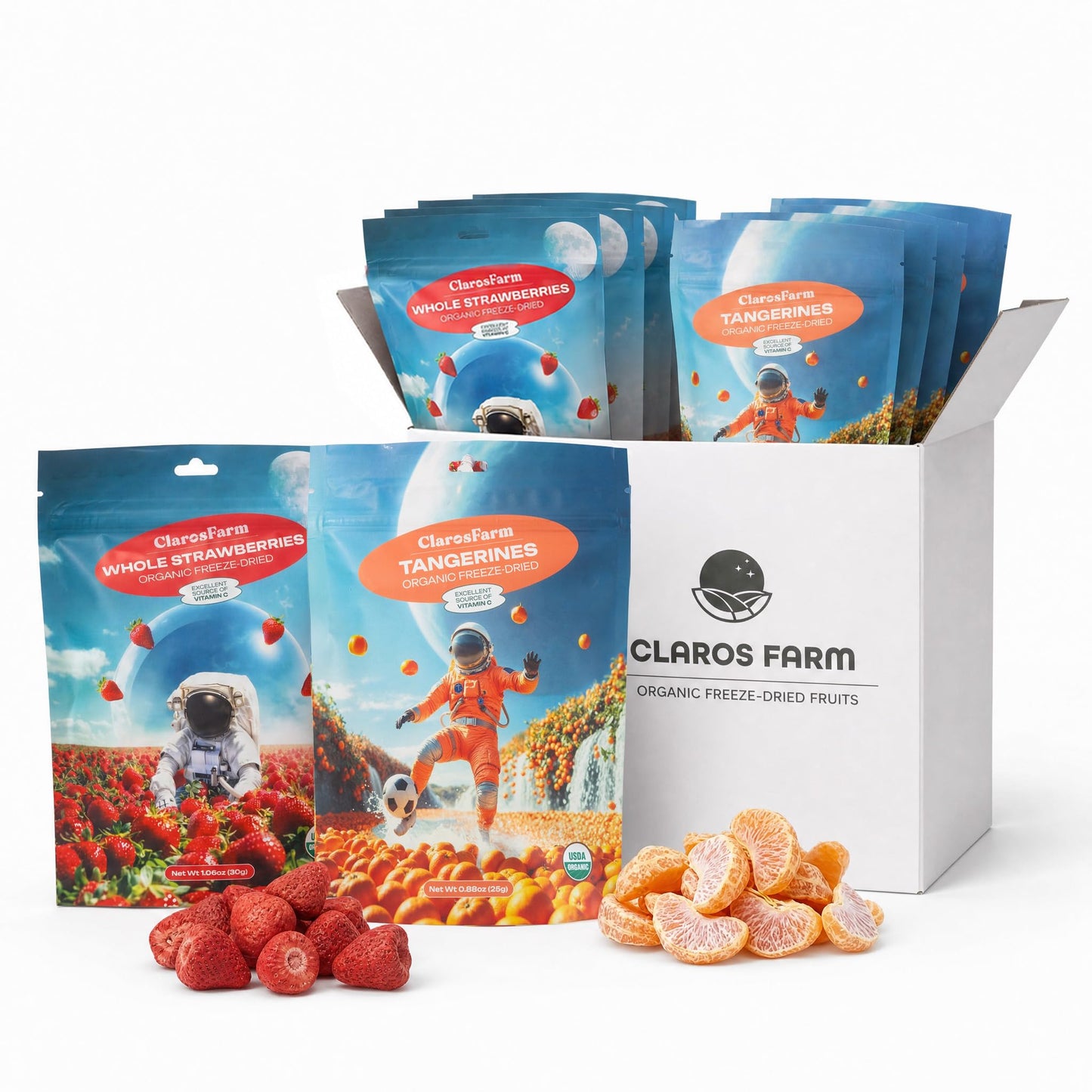 Freeze Dried Fruit Snacks – Organic No Sugar Added