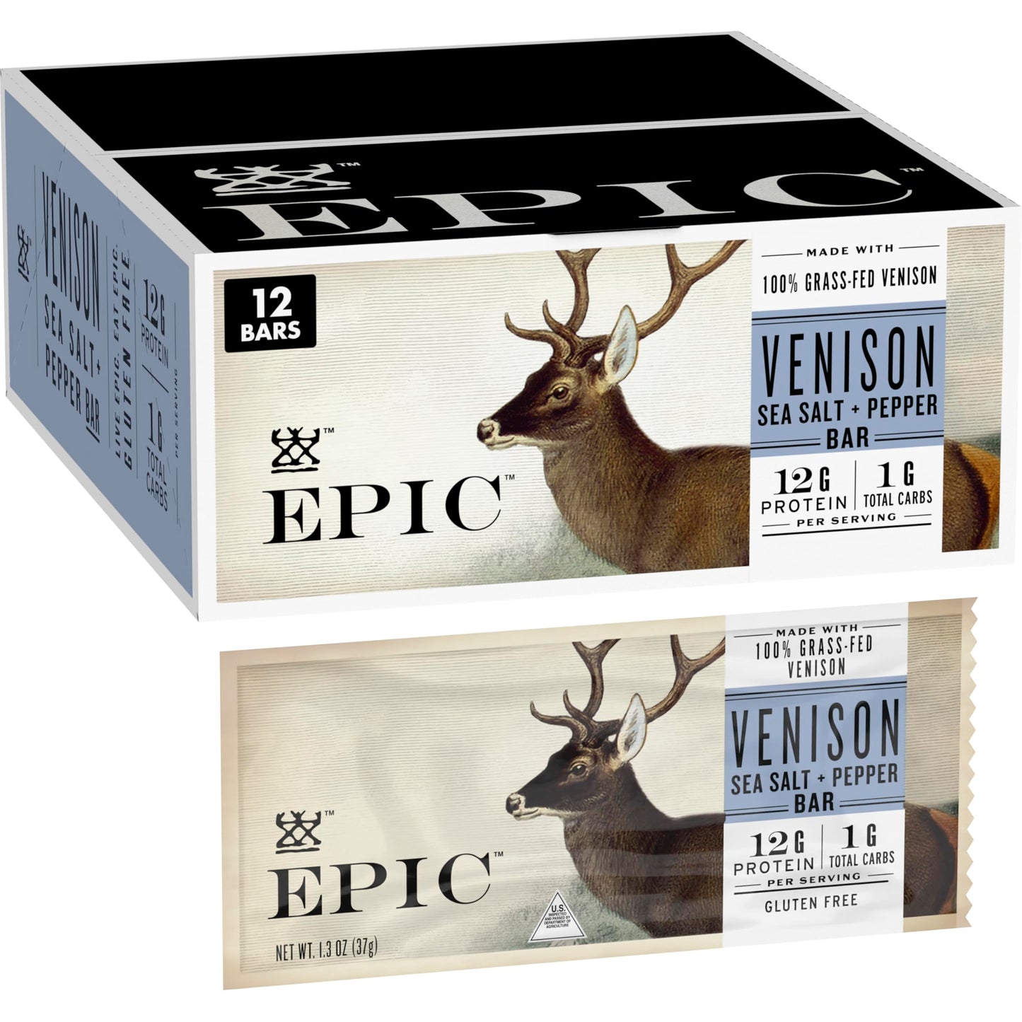 Grass Fed Venison Protein Snack Bars