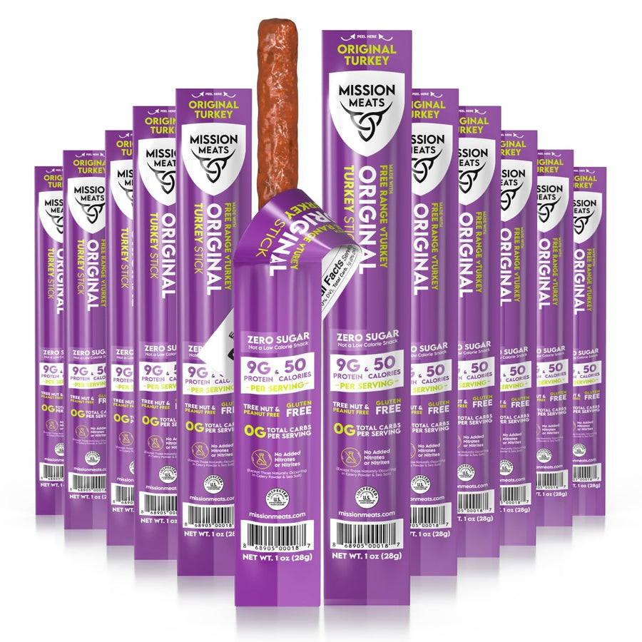 Free Range Turkey Jerky Snack Sticks
