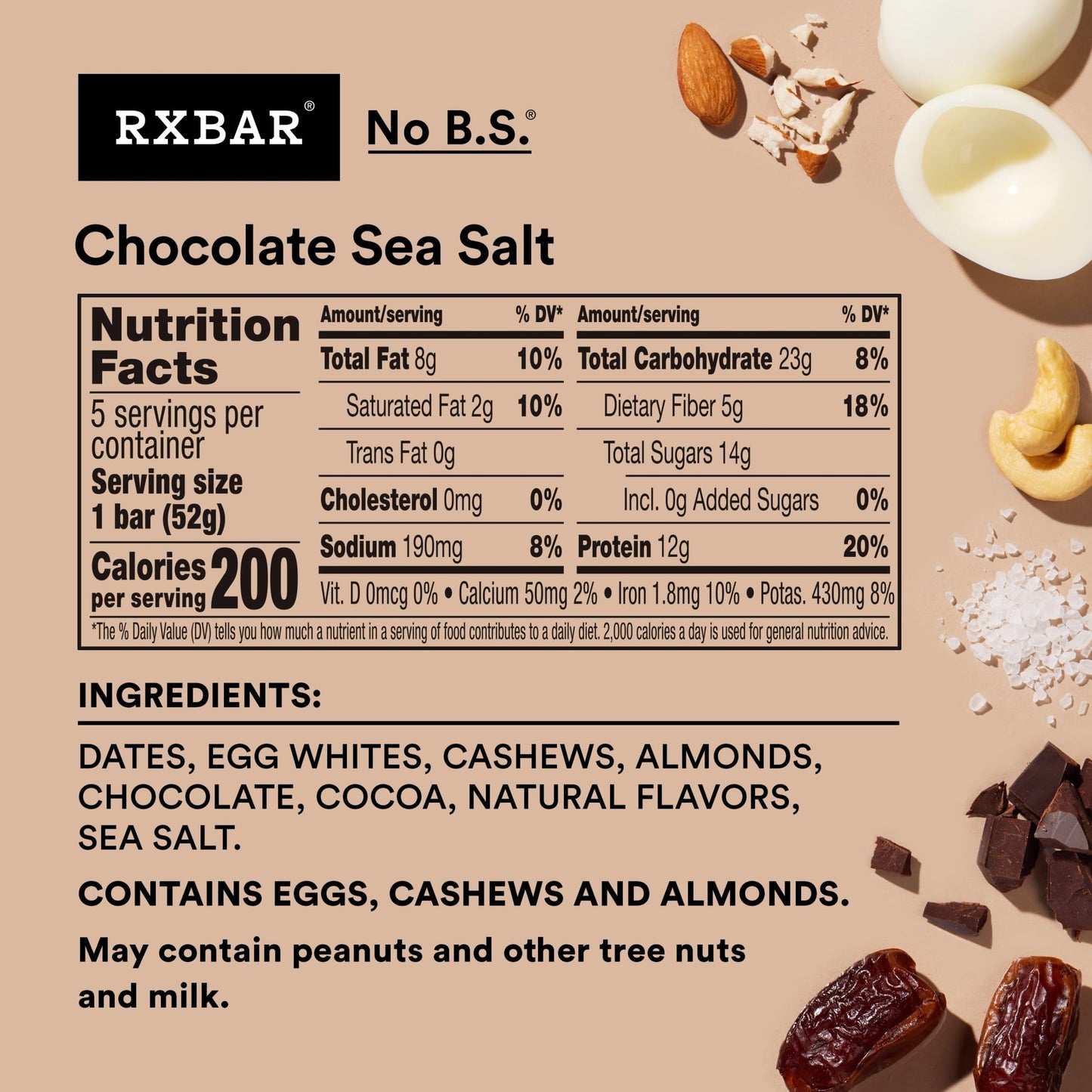 Chocolate Sea Salt Protein Snack Bars