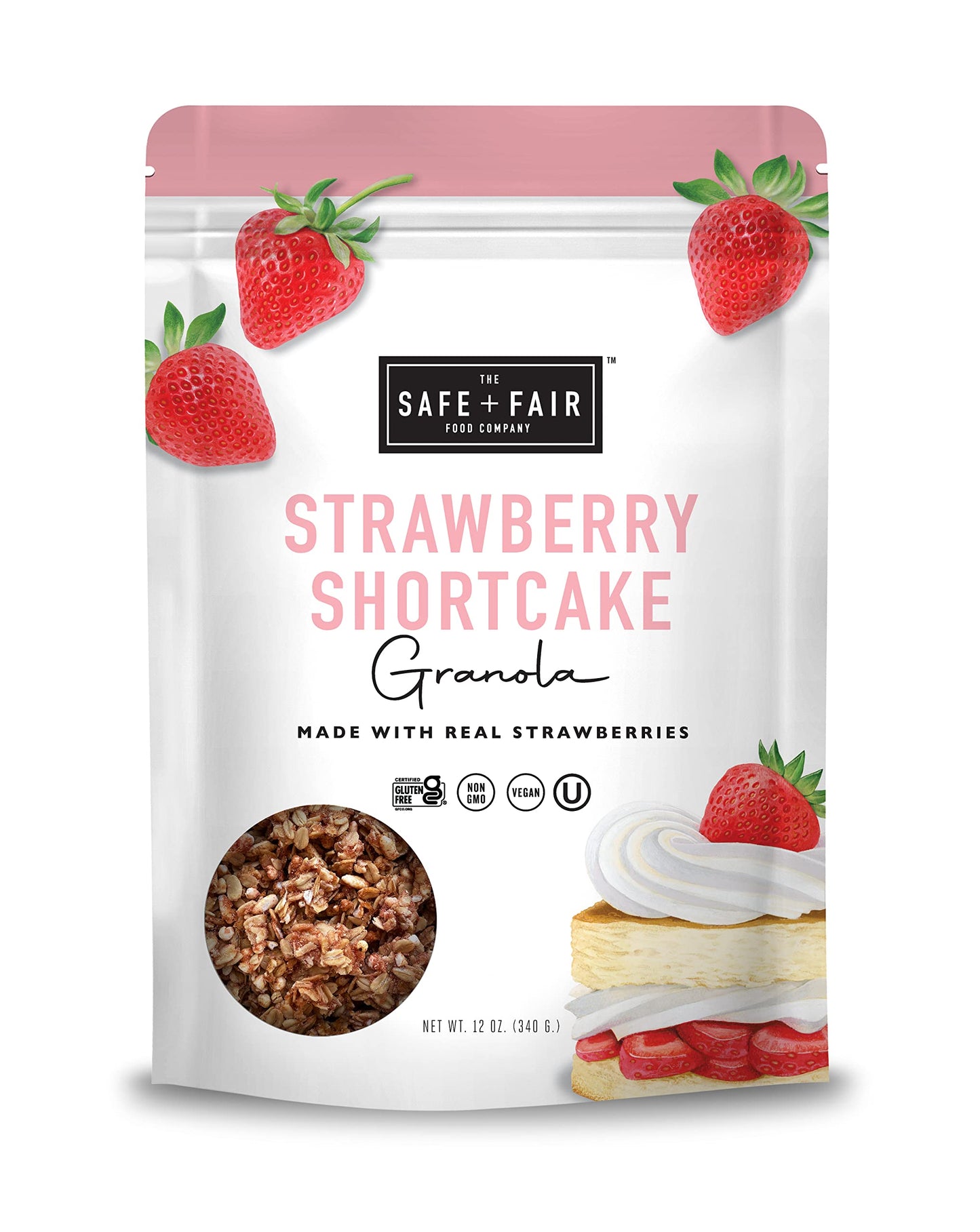 Strawberry Shortcake Granola – Plant Based Snack