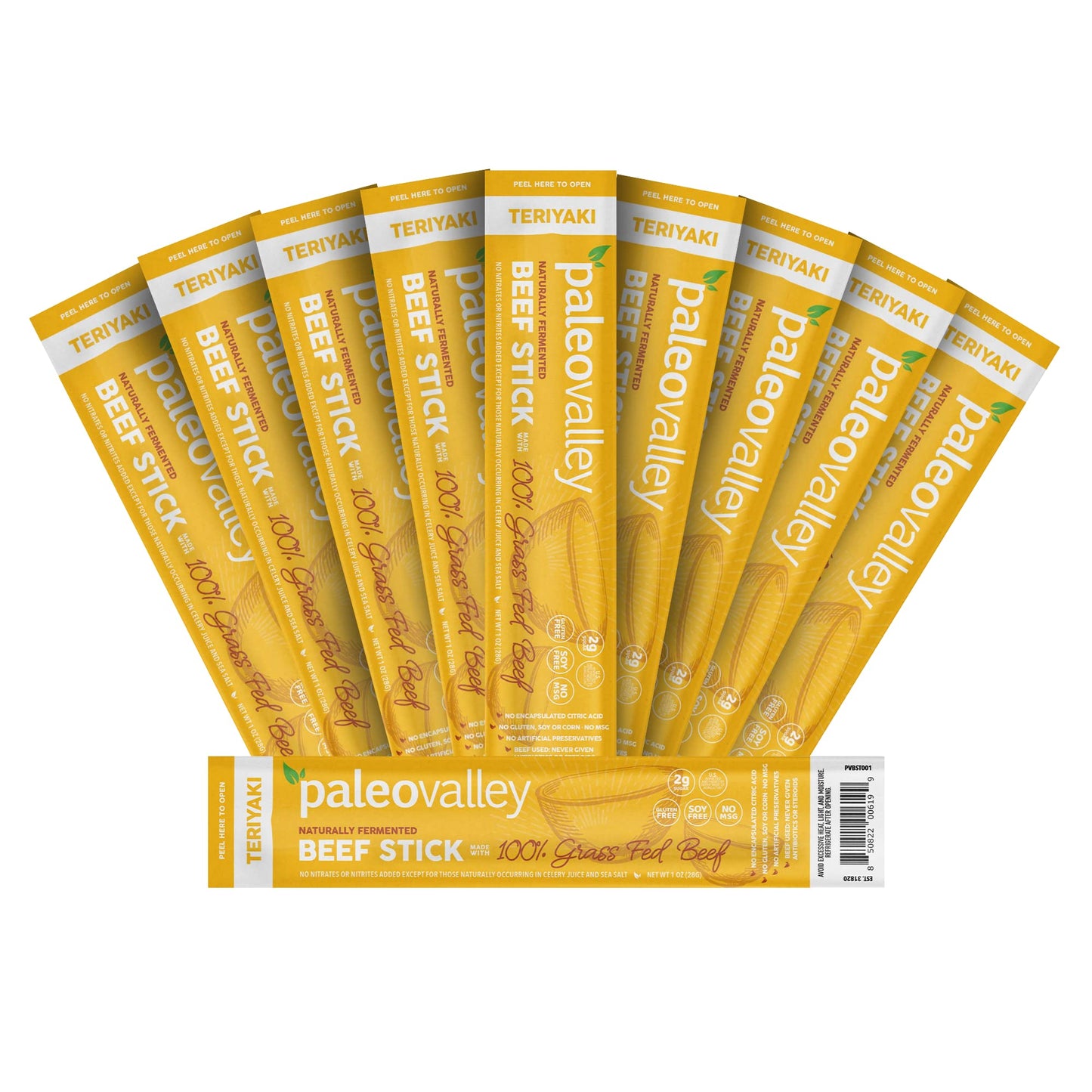 Grass Fed Beef Snack Sticks High Protein
