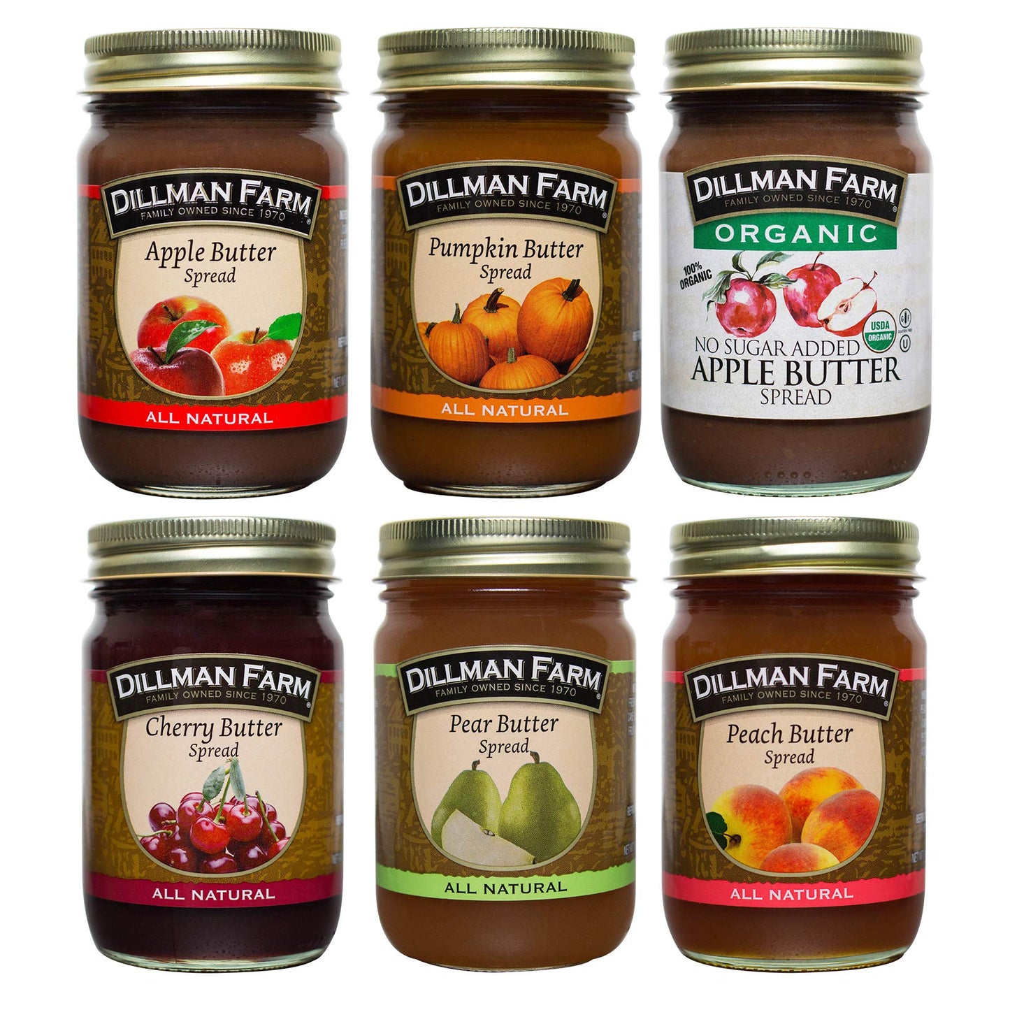 Fruit Butter Variety Pack – 6 Flavor Collection