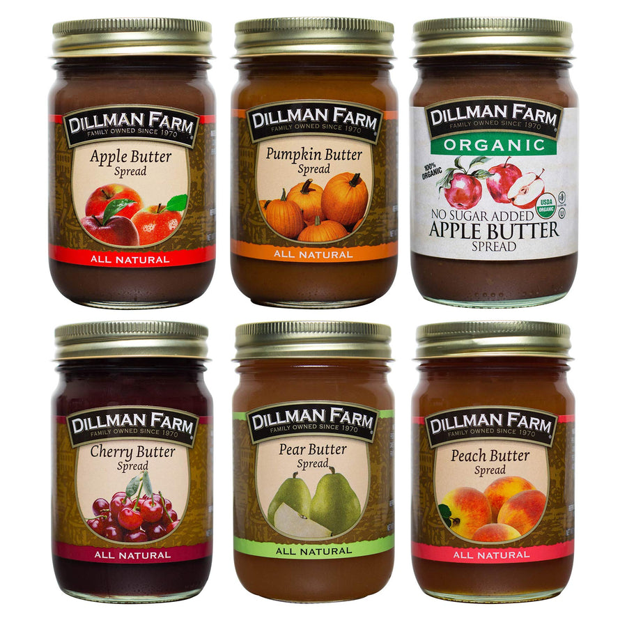 Fruit Butter Variety Pack – 6 Flavor Collection