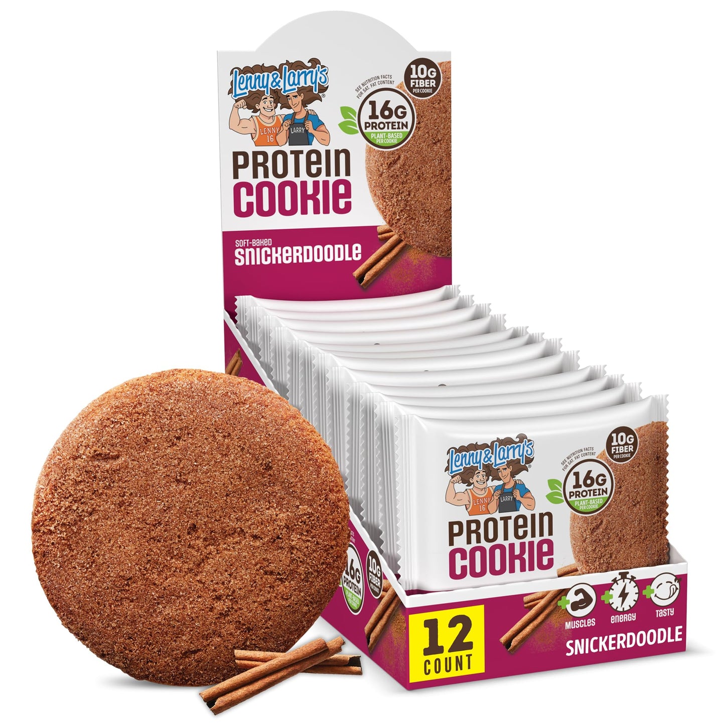 Plant Based Protein Cookies – 12 Pack