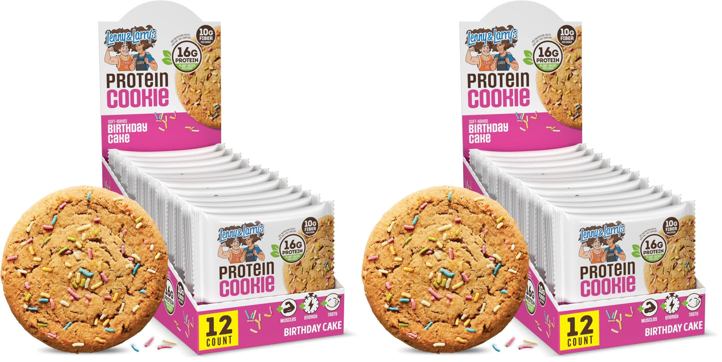 Plant Based Protein Cookies – 12 Pack