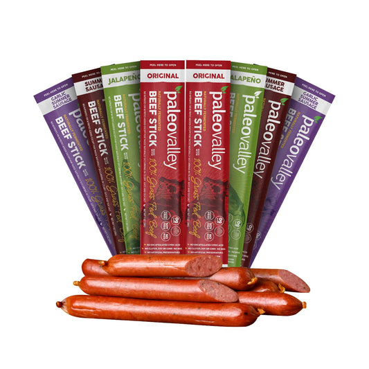 Grass Fed Beef Snack Sticks High Protein