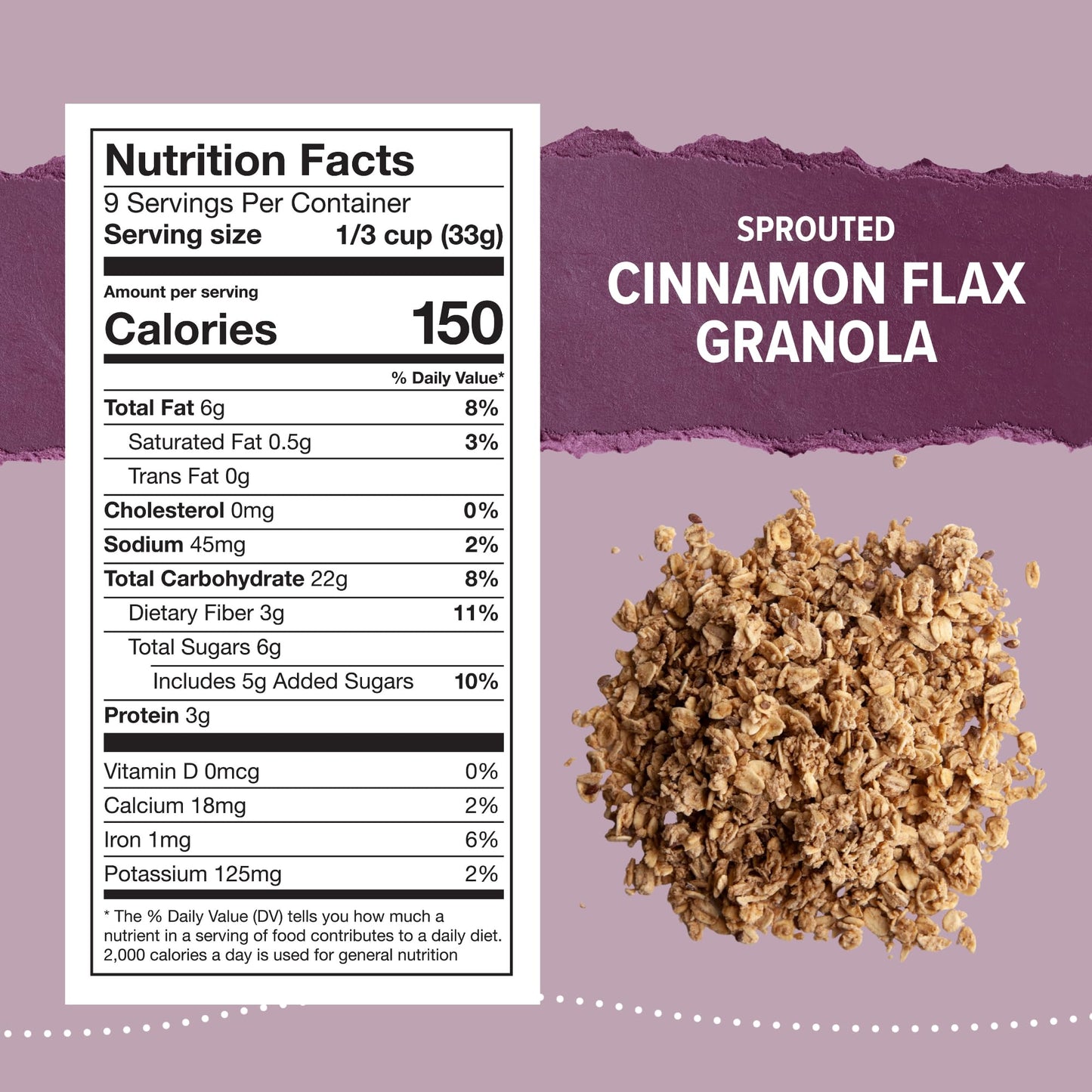 Sprouted Oat Granola – Organic Gluten Free Cereal