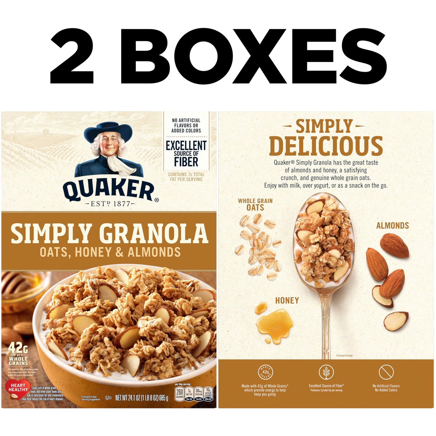 Chocolate Almond Protein Granola – 2 Pack