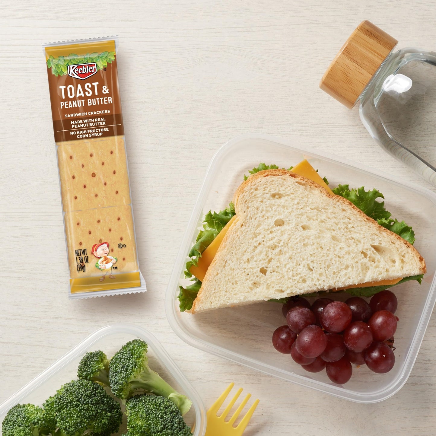 Sandwich Crackers Variety Pack – 45 Snack Packs