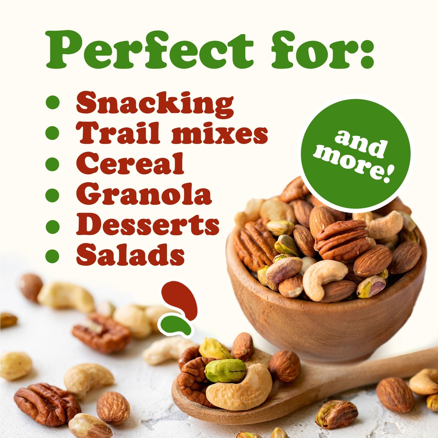 Food to Live Organic Four Nuts Mix